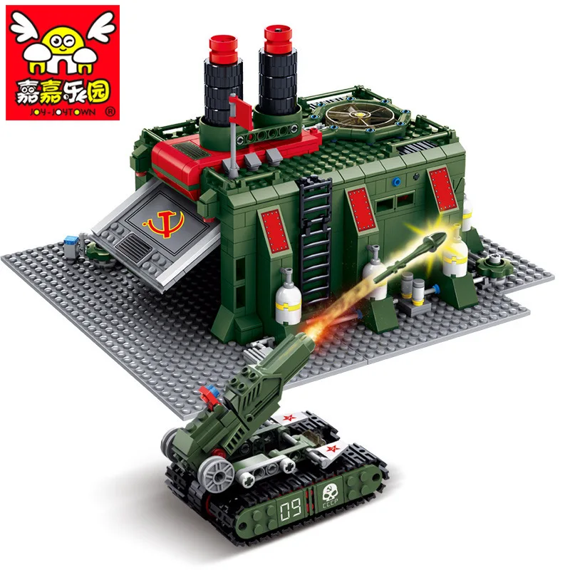 

794pcs Building Blocks Tanks arsenal War Factory Bricks Tank Military Model Compatible With Legoed Army Toys for Boys Gift