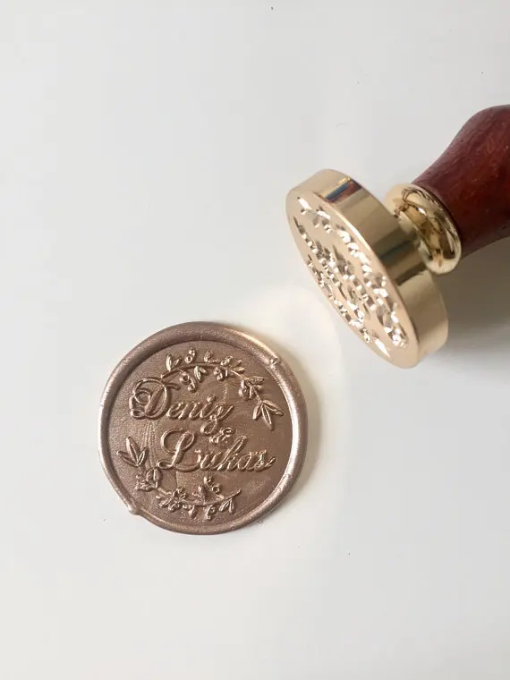 

Personalized Wedding Wax Seal Stamp with name