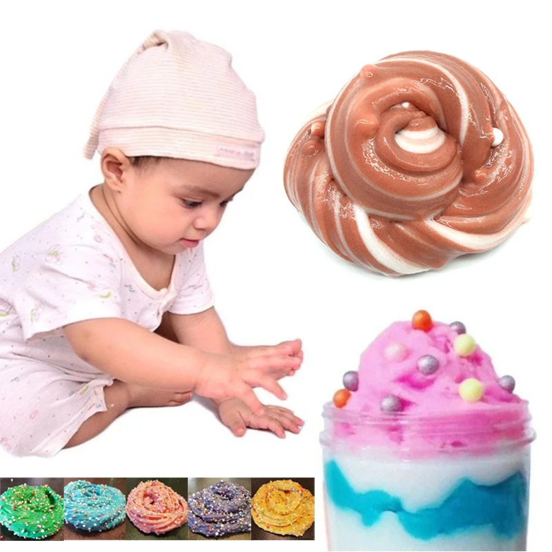 Cheapest slimes slime trasparente Fluffy foam suplies Funny Slime toys Hands-On Mini Grain Plasticine Vent Toys Mud Relax | Игрушки и