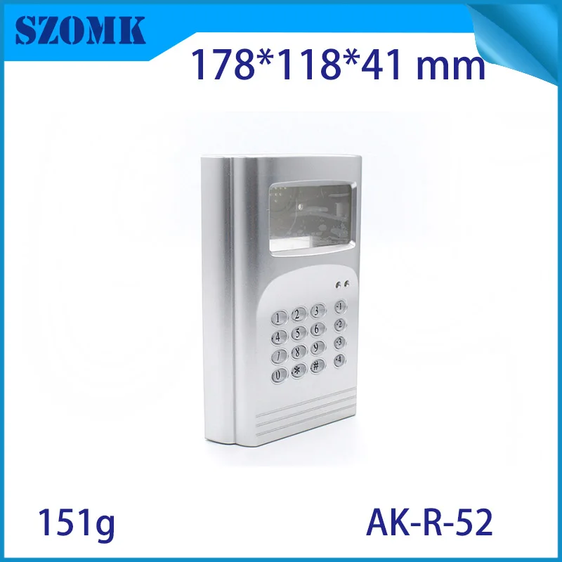 

1 piece free shipping abs plastic material access control housing for electronics with LCD and keypad junction housing box szomk