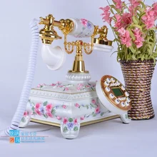 Искусств и Ремесел-мерного резные старинные телефон античный мода телефон три