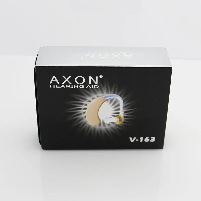 AXON V-163 слуховой аппарат удобный персональный звуковой усилитель голоса за ушами слуховые аппараты слуховое устройство для глухих