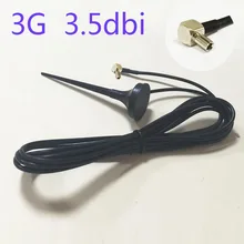 3g gprs gsm base magnética antena de alta ganancia 3.5dbi antena ts9 conector para módem usb huawei 3g router inalámbrico