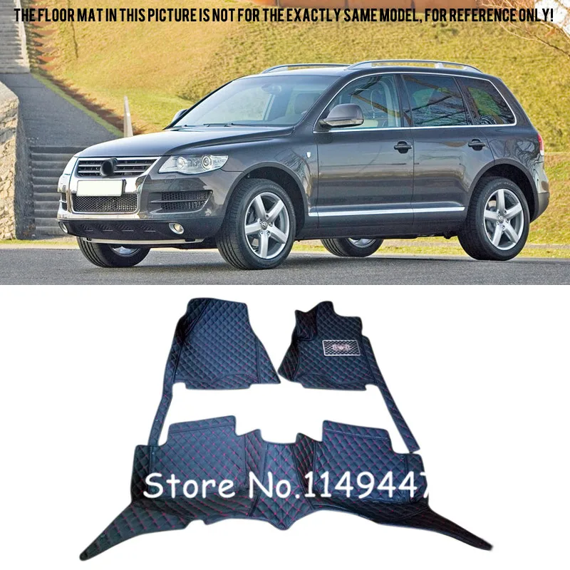 

For Volkswagen VW Touareg 2003-2010 Waterproof Auto Custom Car Floor Mats Tray Liner Carpets