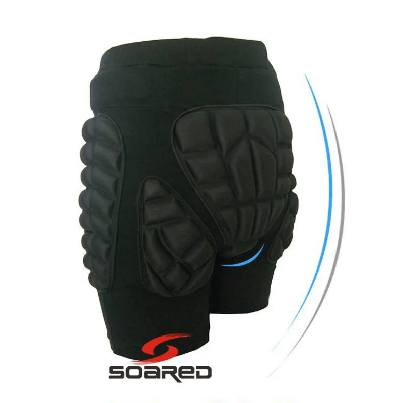 2017 Deportes Snowboard Pantalones Cortos, Hip Protectora Inferior Acolchada Para Ski & Roller Skate y Snowboard Protección Hip Pad Deportes Engranajes