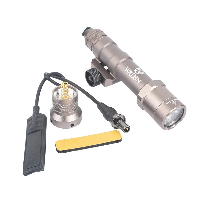 Тактический светильник WADSN SF M600B, мини-светильник для разведчика, 560 люлюменов, подходит для 20 мм Пикатинни, охотниничий оружейный светильник s - Цвет: WADSN-DE