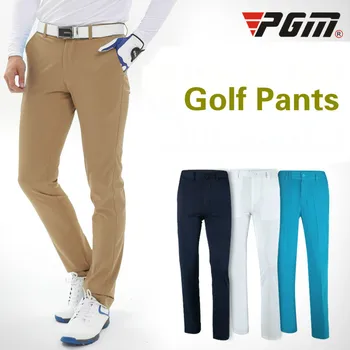 

2018 PGM Men's Golf Pants Quick Dry Slim Sports Colorful Golf Trousers Summer Breathable Pants for men size XXS-XXXL