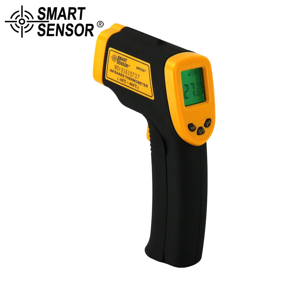 

SMART SENSOR - 50C~480C(-58~896F) Digital Infrared Thermometer Non-Contact laser IR Temperature Gun Pyrometer tester thermometer