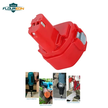 

For Makita 12V 2000mAh Ni-CD FLOUREON Rechargeable Power Tools Battery For Mak Drill PA12 1220 1222 1235 1233S 1233SB