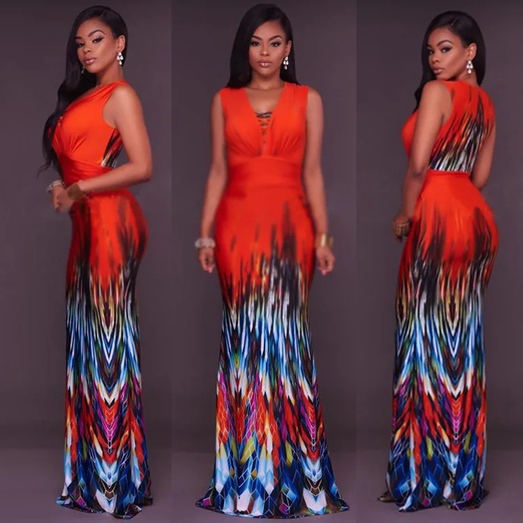 orange party outfits