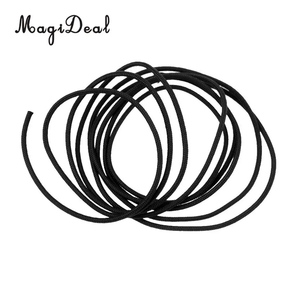 MagiDeal Outdoor Hunting Archery Compound Bow 1.5/3/5/10m D Loop Rope Bow String Release Aid Nock Hooting Camping Survival Acce
