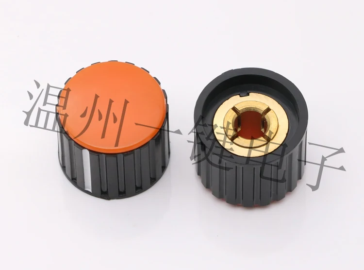 5 шт. KNZ-20-6.0 потенциометра резиновые пластиковые цветные ручки поворотный переключатель диапазонов шляпа винтовое соединение