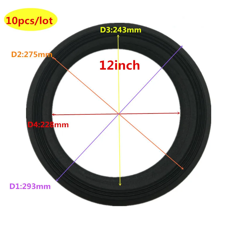 10pcs /lot 12 Inch Speaker Surround Cloth 2 Fold Cloth Fabric Repair