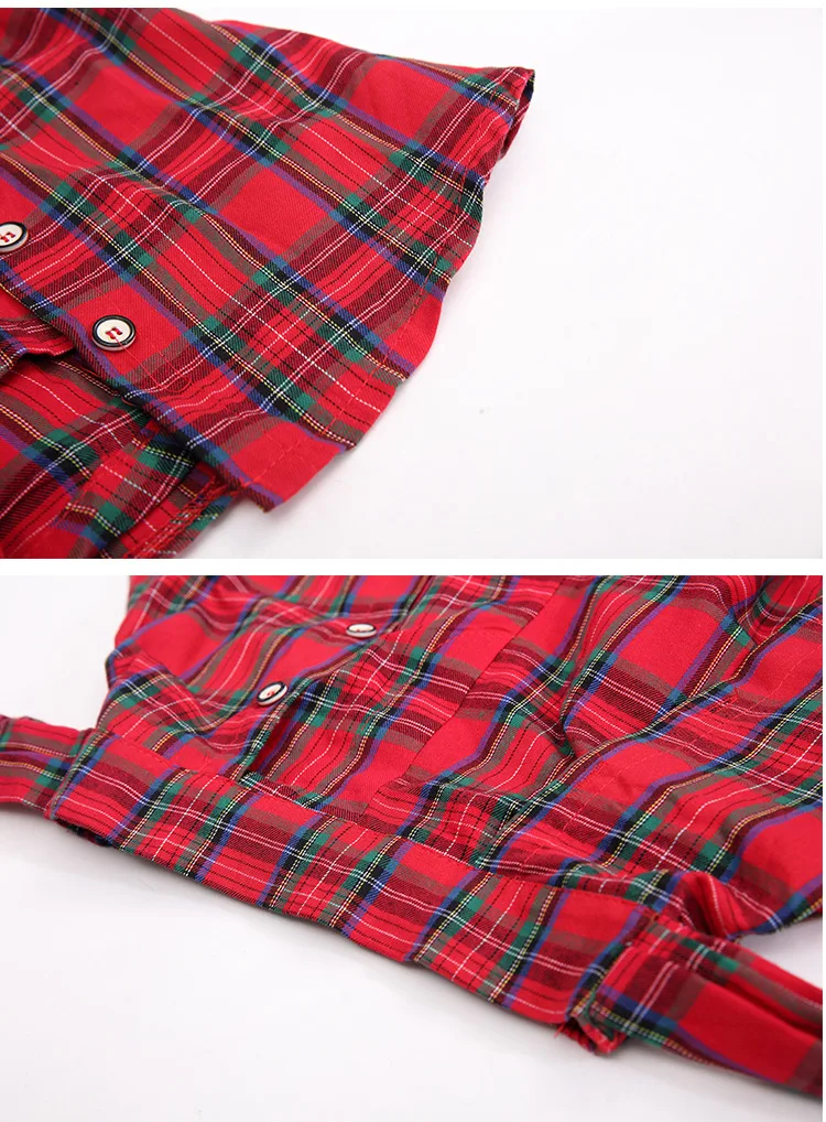 Комплект одежды для девочек детские летние комплекты одежды футболка со смайликом+ красные штаны в клетку хлопковая одежда для девочек Одежда для детей 10-12 лет