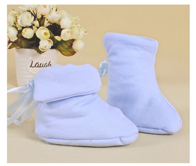 Sweet Baby Crib Shoes Infant Sleep shoe autumn winter thick cotton newborn toddler Warm for kid sleeping bed shoes