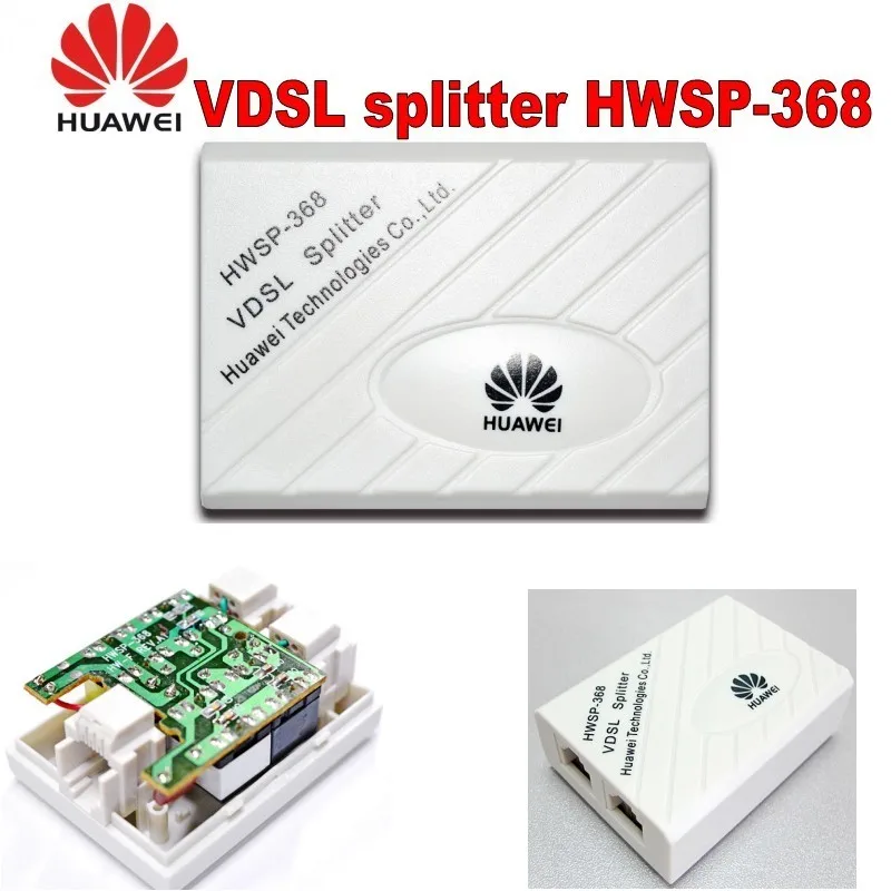 Оригинальный huawei сплиттер vdsl широкополосный телефон фильтр защиты от молниезащиты анти шума для модема ADSL RJ11 адаптер