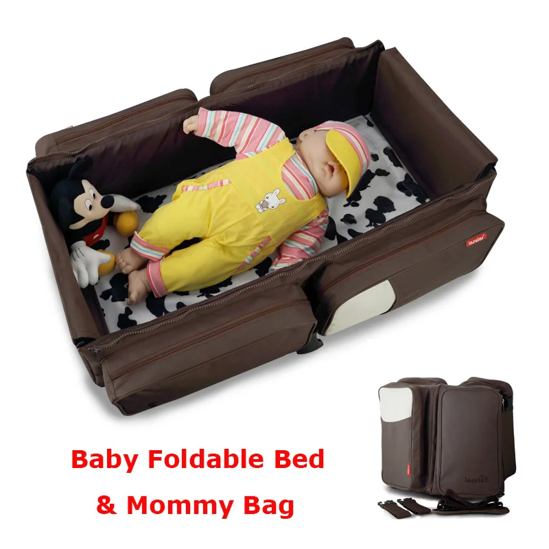 Portable Baby Diaper Bag Movement Baby Bed Large Capacity Waterprood