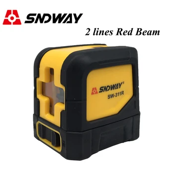 

SNDWAY Cross line laser level Red/Green beam laser level tool self leveling laser Leveler Vertical & Horizontal 2 cross lines