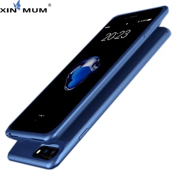 

XIN-MUM Slim Portable Battery Case 5000mAh Power Charger Ultra-thin Cases for iPhone 8 for iPhone 7 6 6S
