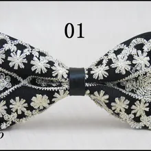 1 шт./лот) Мужской высококачественный дизайн галстук-бабочка/черный и винный красный/уникальный кружевной Цветочный дизайн/ стиль мужской модный бант