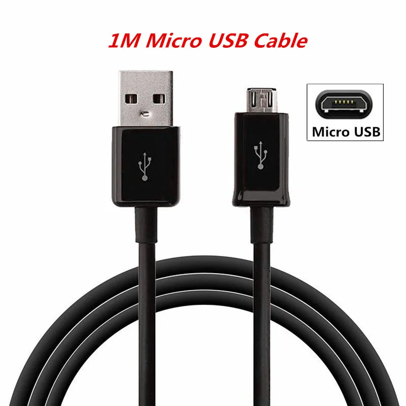 Универсальное зарядное устройство USB для ASUS Zenfone Max Pro M1 ZB602KL ZB555KL ZE620KL M2 ZB633KL ZB631KL usb кабель для зарядки - Тип штекера: 1M Micro USB Cable