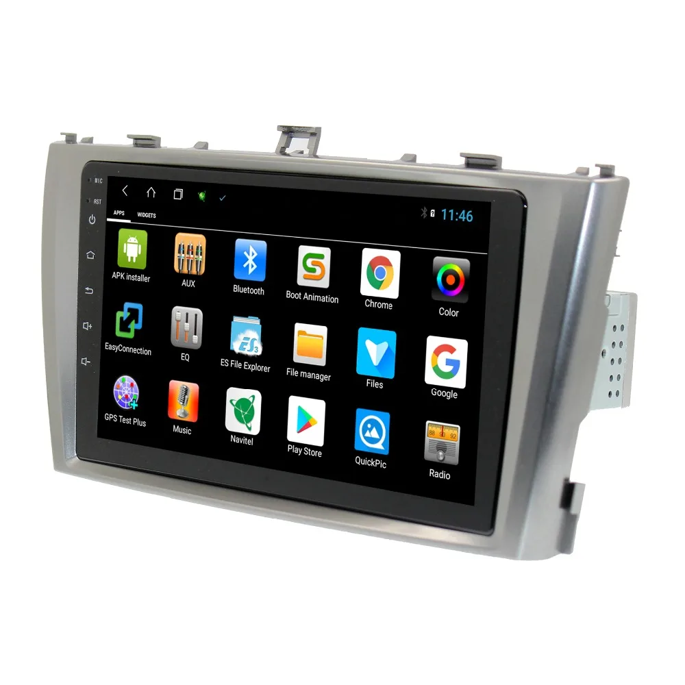 Top 9 inch 4GB RAM/64GB ROM Android Car DVD GPS for Toyota Avensis 2011+ autoradio 1 din car multimedia player 8 core tape recorder 2