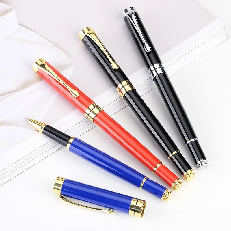 PHANTACI фирменная металлическая шариковая ручка, роскошная Шариковая ручка для бизнес-подарков, канцелярские принадлежности для офиса, школы, материал, канцелярские принадлежности