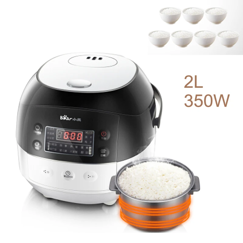 

22%,2L MINI Electric Rice Cooker Intelligent Rice Cookers with Dual-side Non-stick Inner Easy Clean IDM Panel 14 Menus