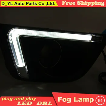 

Car Styling Daytime Running Lights for Honda Fit LED DRL 2014-2016 Honda Fit Fog Light Front Lamp Automobile Accessories.