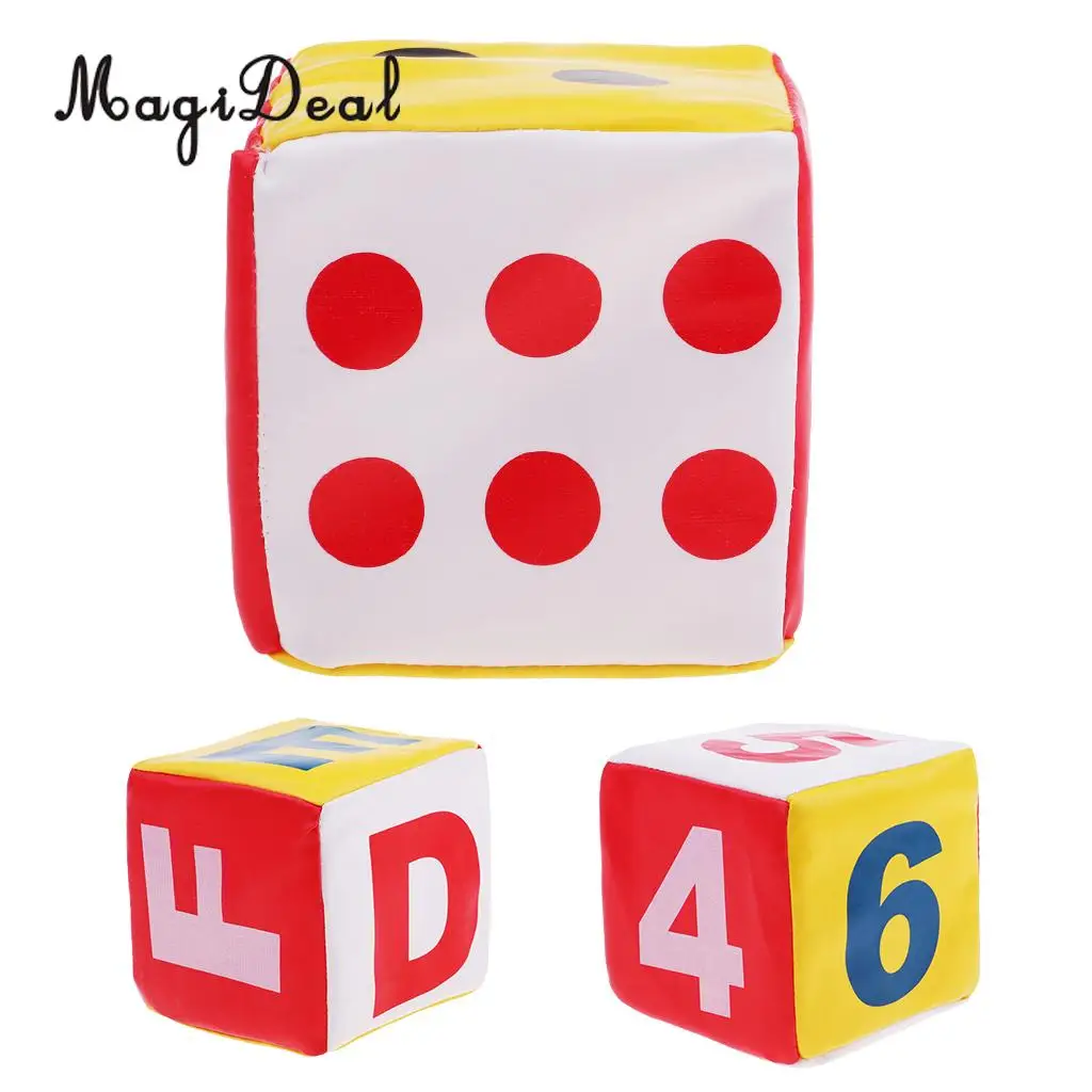 Sponge Dice Foam Dot Dice Playing Dice for Enlightenment Cognition 1-6 Spots