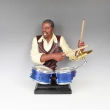 Crafts Arts Home decoration Black bands crafts furnishings musicians sculptures font b musical b font instruments