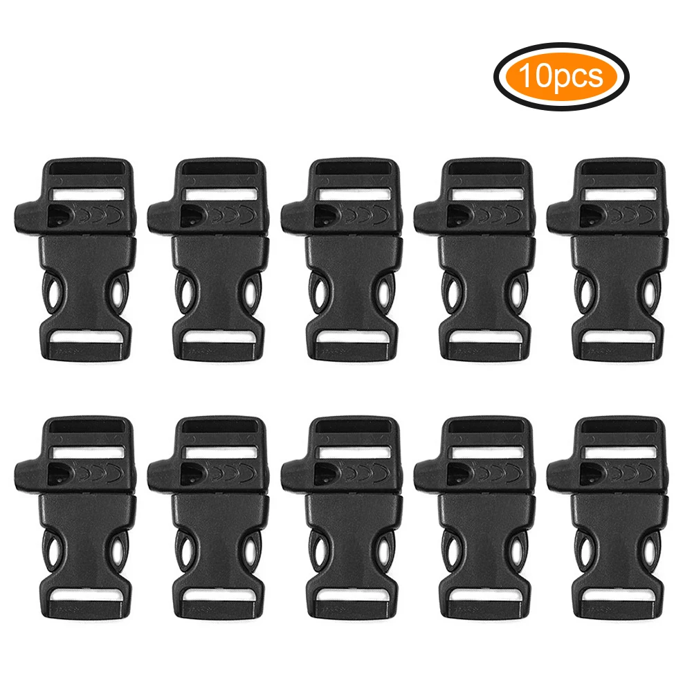 10pcs Outdoor Camping Backpack Bag Quick Release Plastic Buckles with