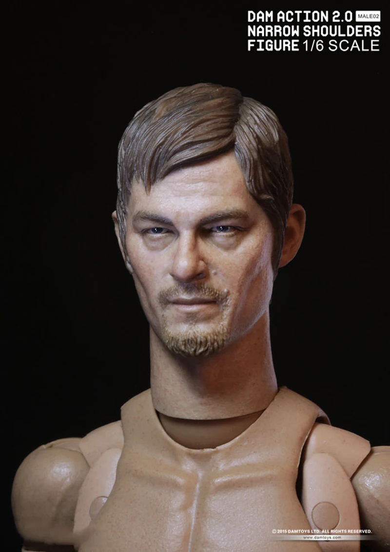 1:6 весы телесный тело и голова узкие плечи фигурку мужской с головой MALE02|Игровые