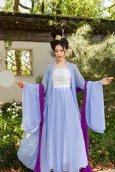 2019 китайское платье женское hanfu древнекитайский карнавальный костюм сказочные костюмы качественная шифоновая одежда комплект для косплея