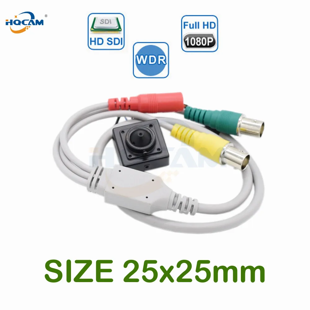 HQCAM 1080P HD SDI мини камера 2.0MP 1/3 Panasonic Starlight 0.0008LUX Sdi Поддержка TVI/CVI/AHD/CVBS/E SDI/SDI