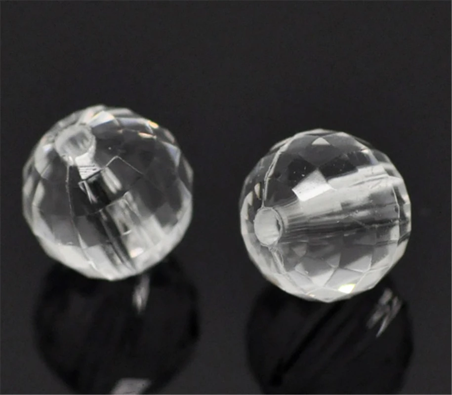 DoreenBeads прозрачные граненые Акриловые бусины 10 мм (3/8 &quot) продается в упаковке 200