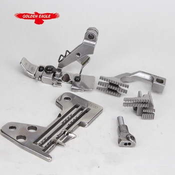 

For JUKI2514 four-wire three-row Needle Set Needle Plate Tooth Pressure Foot Needle Locking Machine Sewing Machine Accessories