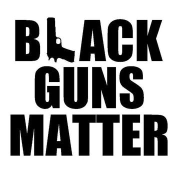 

15X13.1CM BLACK GUNS MATTER Amendment Vinyl Decals Car-styling Car Sticker S8-0090