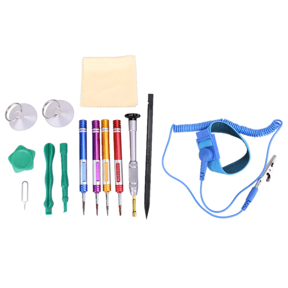 

14 in 1 Mobile Phone Repair Tools Set Y0.6 Screwdriver Assembling Opening Repairing Tool kit for iPhone 4/5s/6/6s/6p/7/7p