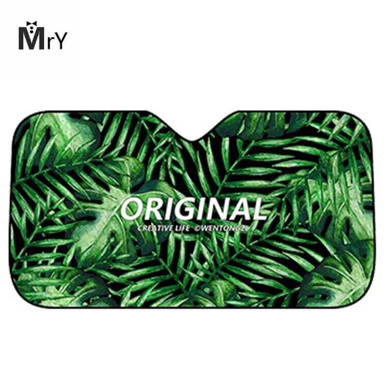 

Car Window Windshield Sunshade Covers For Ordinary Car Reflective Foil Anti-UV Curtain Front Colorful And Cool Sucker Fixed
