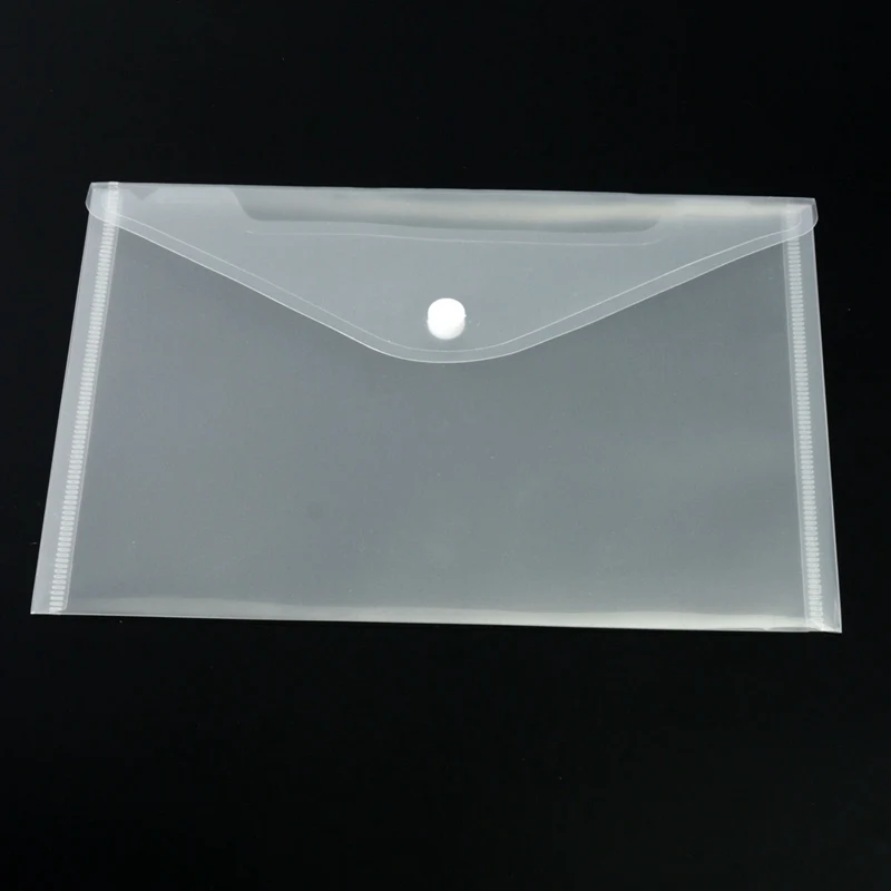 Kicute 12 шт прозрачные пластиковые А5 папки Сумка-файл для документов держать папки в виде сумок для хранения бумаги офисные школьные принадлежности
