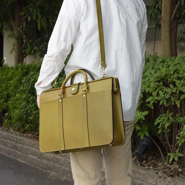Кожаная сумка ручной работы, прошитая вручную, с узором, 4 мм., портфель с рисунком, BDQ-105, Золотая сумочка, кожаный деловой портфель