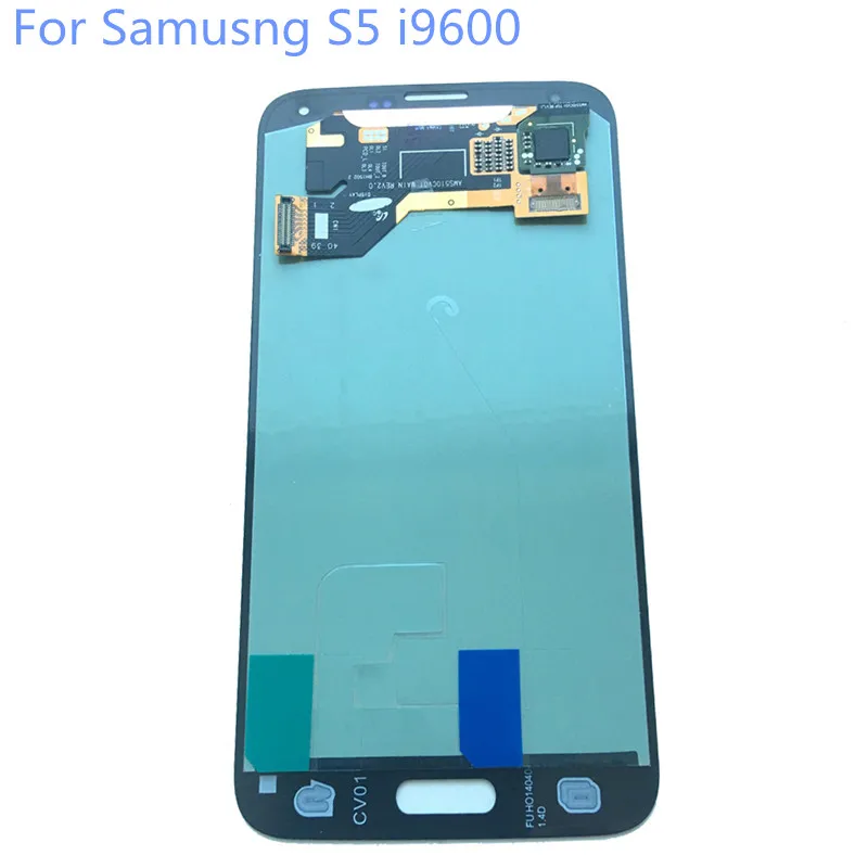 

New Super AMOLED LCD S5 i9600 G900F Display 100% Tested Working Touch Screen Assembly For Samsung Galaxy s5 Black White lcd