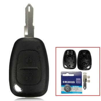 

2 Button Remote Key Fob Case Key Shell For Renault Trafic Vivaro Master Kangoo with Blade for Cars