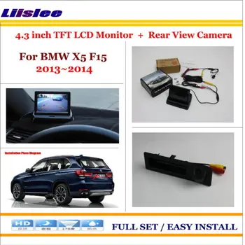 

For BMW X5 F15 2013~2014 4.3" TFT LCD Monitor Screen & Car Rearview Back Up Camera 2 in 1 Car Parking System