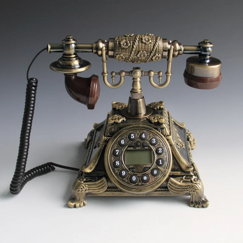 Он-лайн специальные Европейские антикварные старинные декоративные стационарный телефон