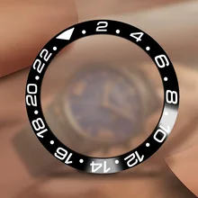 Запасные части для часов, 38 мм черный керамический ободок подходит для 40 мм Sub автоматические часы