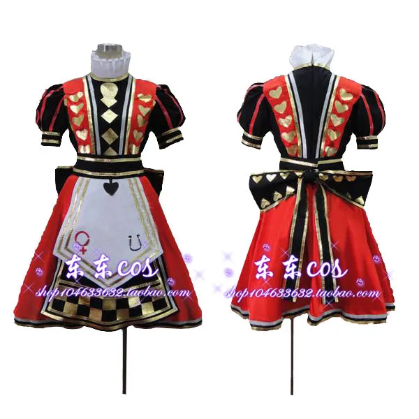 

Alice: Madness Returns The royal/poker outfit Cosplay Costume custom any size