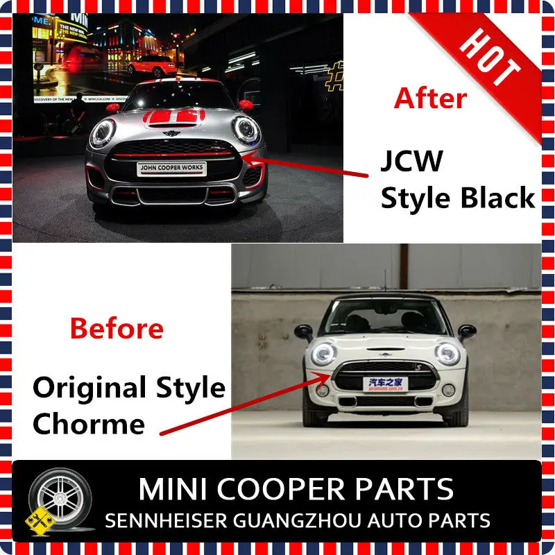 Front Bumber surround Black Compare Pic