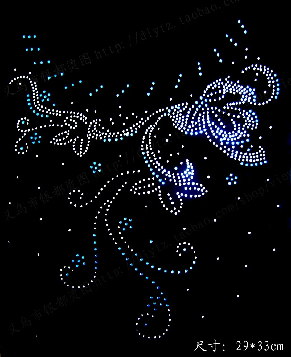 Free Shipping~10pcs/Lot ZH-121 # 2 Rhinestone Transfer Iron On Hotfix Crystal Motif Patch Collar Appliqued Bling | Дом и сад